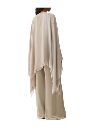 Cappa jacquard in viscosa beige FABIANA FILIPPI | SAD275A006L402VRU